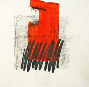 005 - Media: Charcoal and acrylic on paper - 29 x 29 cm